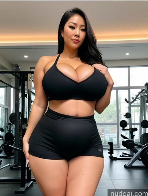 related ai porn images free for Milf Busty Huge Boobs Big Ass Thick Big Hips Pregnant 20s Black Hair Vietnamese Gym Casual Crop Top Thong Stockings Short Shorts Cleavage Detailed