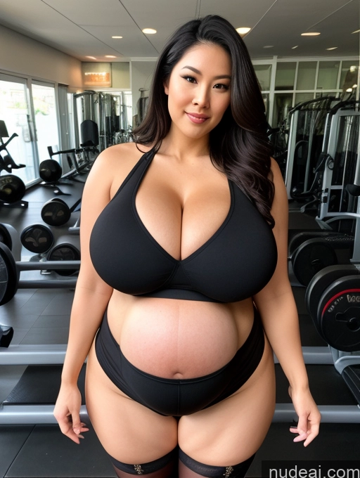 related ai porn images free for Milf Busty Huge Boobs Big Ass Thick Big Hips Pregnant 20s Black Hair Vietnamese Gym Casual Crop Top Thong Stockings Short Shorts Cleavage Detailed