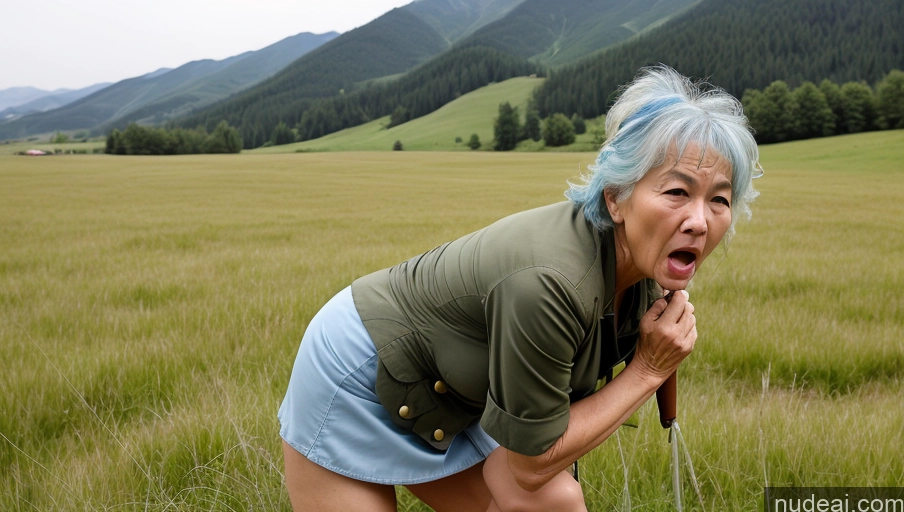 related ai porn images free for Huge Boobs 80s Milf Shocked Angry Orgasm Blue Hair Messy Chinese Military Micro Skirt Meadow Spreading Legs