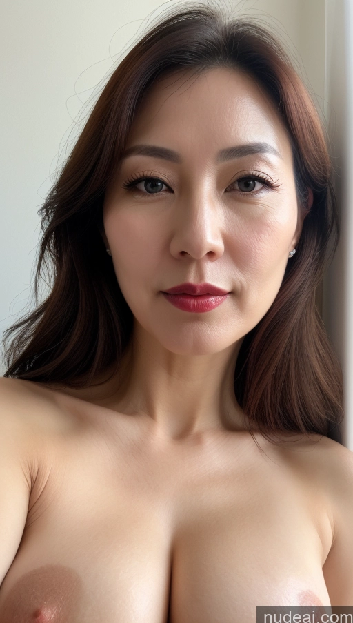 related ai porn images free for Woman One Perfect Boobs Beautiful Lipstick Fairer Skin 40s Brunette Korean Close-up View
