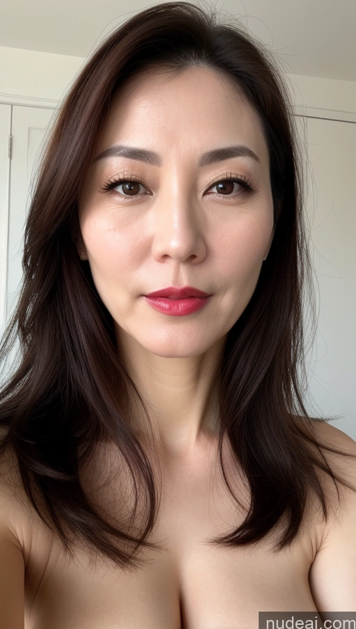 related ai porn images free for Woman One Perfect Boobs Beautiful Lipstick Fairer Skin 40s Brunette Korean Close-up View
