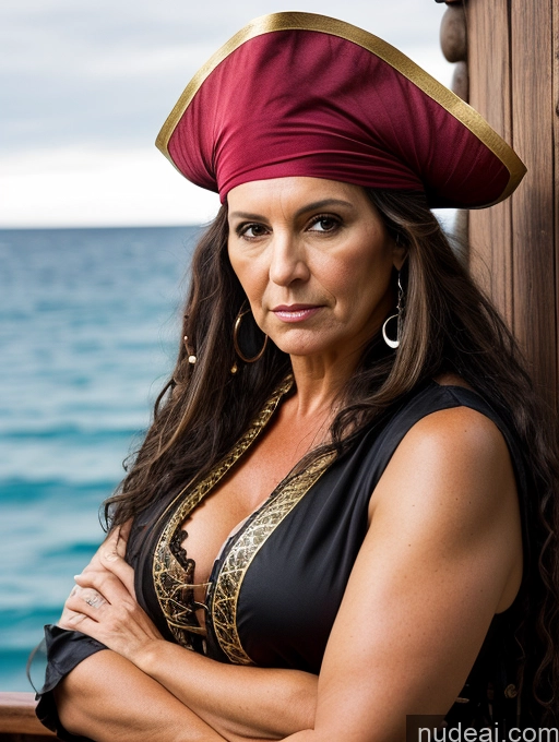 related ai porn images free for Milf Thick 40s Serious Brunette Long Hair Spanish Pirate