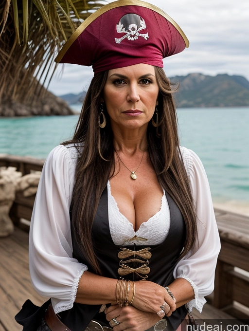 related ai porn images free for Milf Thick 40s Serious Brunette Long Hair Spanish Pirate