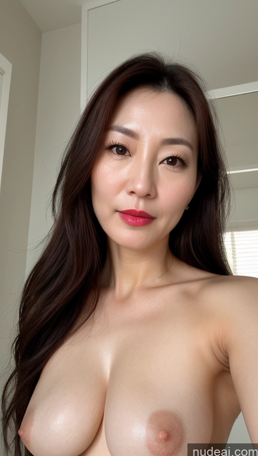 related ai porn images free for Woman One Perfect Boobs Beautiful Lipstick Fairer Skin 40s Brunette Korean Close-up View