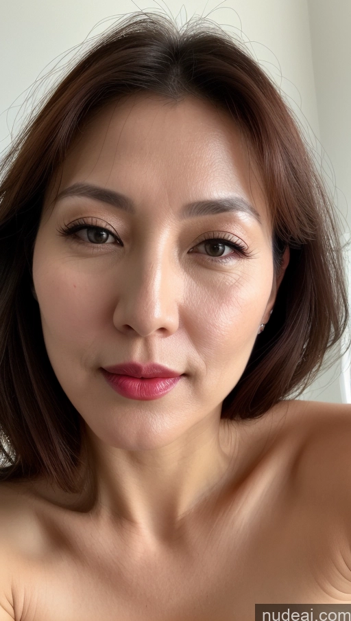 related ai porn images free for Woman One Perfect Boobs Beautiful Lipstick Fairer Skin 40s Brunette Korean Close-up View