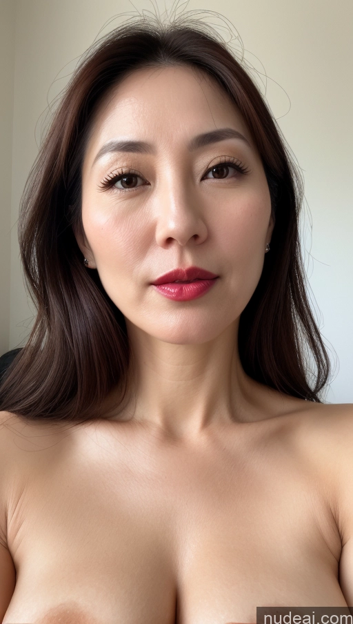 related ai porn images free for Woman One Perfect Boobs Beautiful Lipstick Fairer Skin 40s Brunette Korean Close-up View