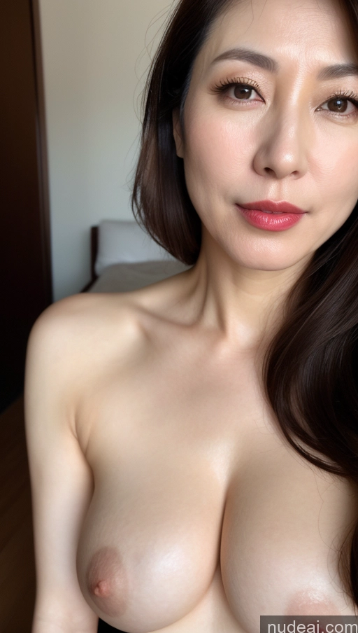 related ai porn images free for Woman One Perfect Boobs Beautiful Lipstick Fairer Skin 40s Brunette Korean Close-up View