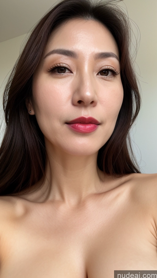 related ai porn images free for Woman One Perfect Boobs Beautiful Lipstick Fairer Skin 40s Brunette Korean Close-up View