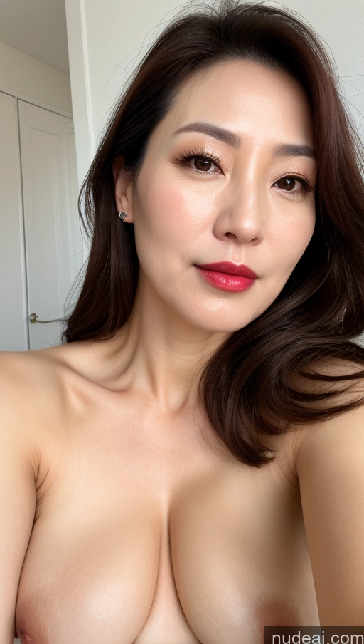 related ai porn images free for Woman One Perfect Boobs Beautiful Lipstick Fairer Skin 40s Brunette Korean Close-up View