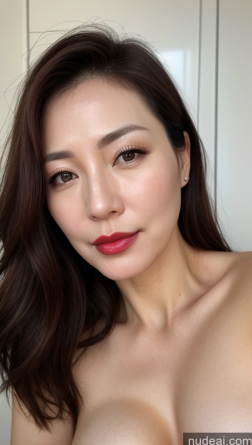 related ai porn images free for Woman One Perfect Boobs Beautiful Lipstick Fairer Skin 40s Brunette Korean Close-up View