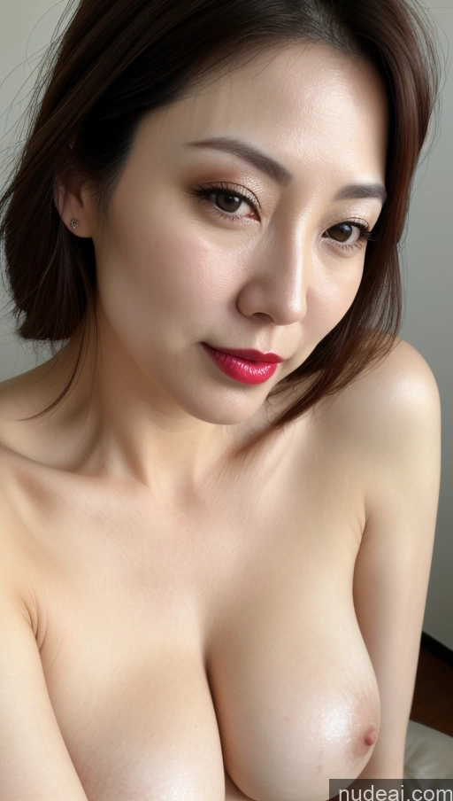 related ai porn images free for Woman One Perfect Boobs Beautiful Lipstick Fairer Skin 40s Brunette Korean Close-up View