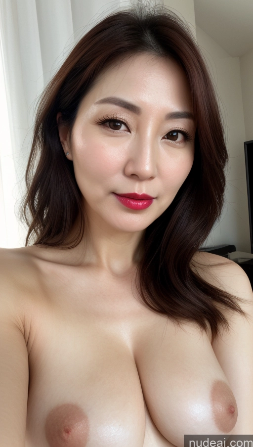 related ai porn images free for Woman One Perfect Boobs Beautiful Lipstick Fairer Skin 40s Brunette Korean Close-up View
