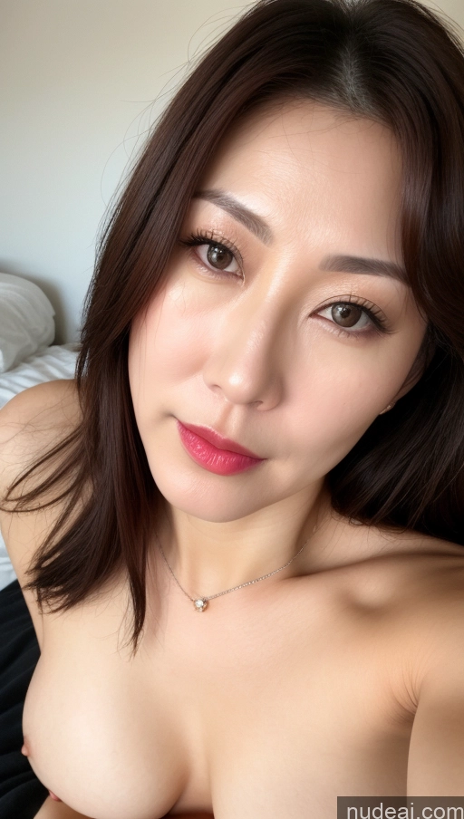 related ai porn images free for Woman One Perfect Boobs Beautiful Lipstick Fairer Skin 40s Brunette Korean Close-up View