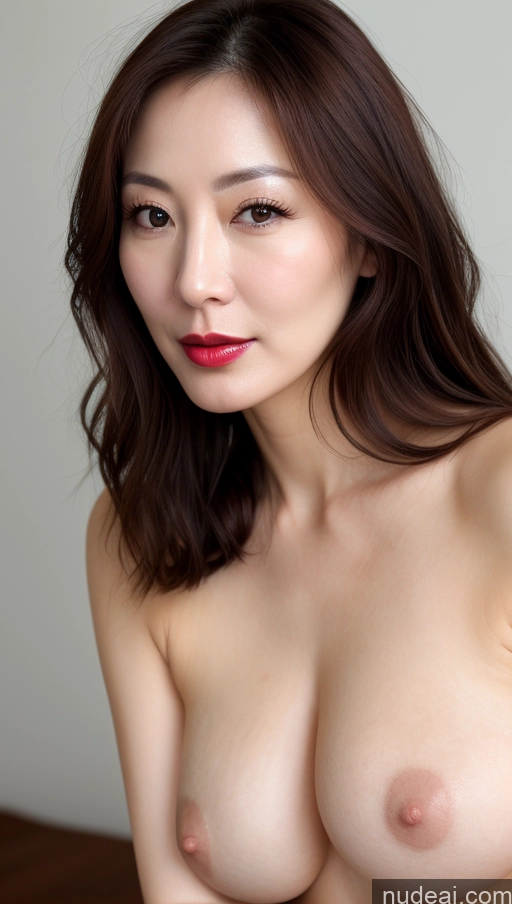 related ai porn images free for Woman One Perfect Boobs Beautiful Lipstick Fairer Skin 40s Brunette Korean Close-up View