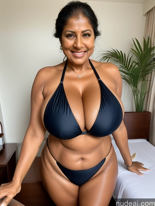 related ai porn images free for One Busty Huge Boobs Thick Tanned Skin 60s Front View Microkini Thong Indian Laughing Maid