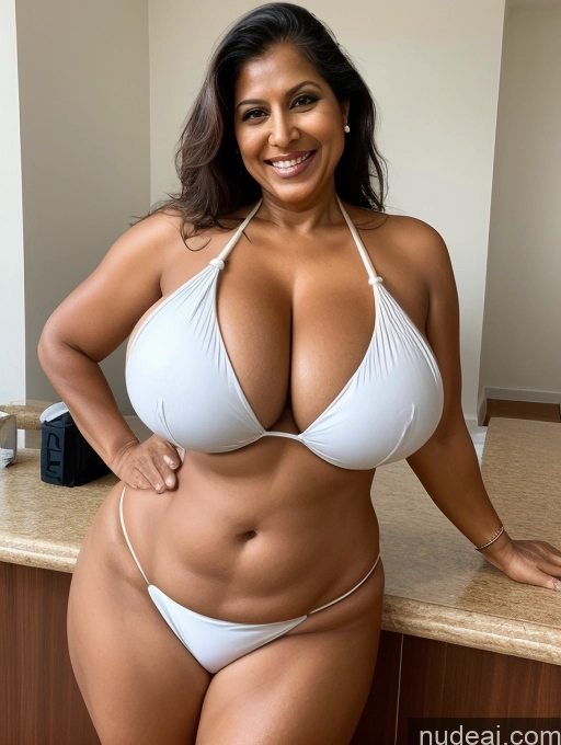 related ai porn images free for One Busty Huge Boobs Thick Tanned Skin 60s Front View Microkini Thong Indian Laughing Maid