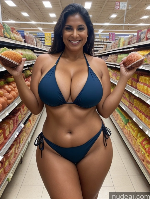 related ai porn images free for One Busty Huge Boobs Thick Tanned Skin Front View Microkini Thong Laughing 70s Grocery Indian