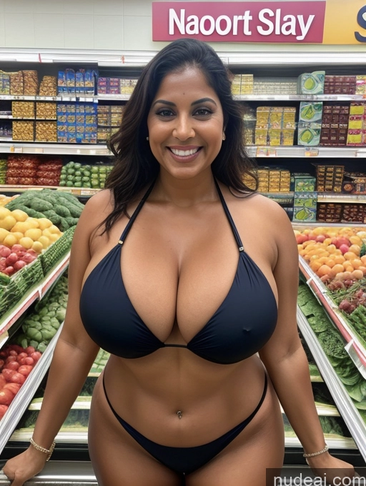 related ai porn images free for One Busty Huge Boobs Thick Tanned Skin Front View Microkini Thong Laughing 70s Grocery Indian