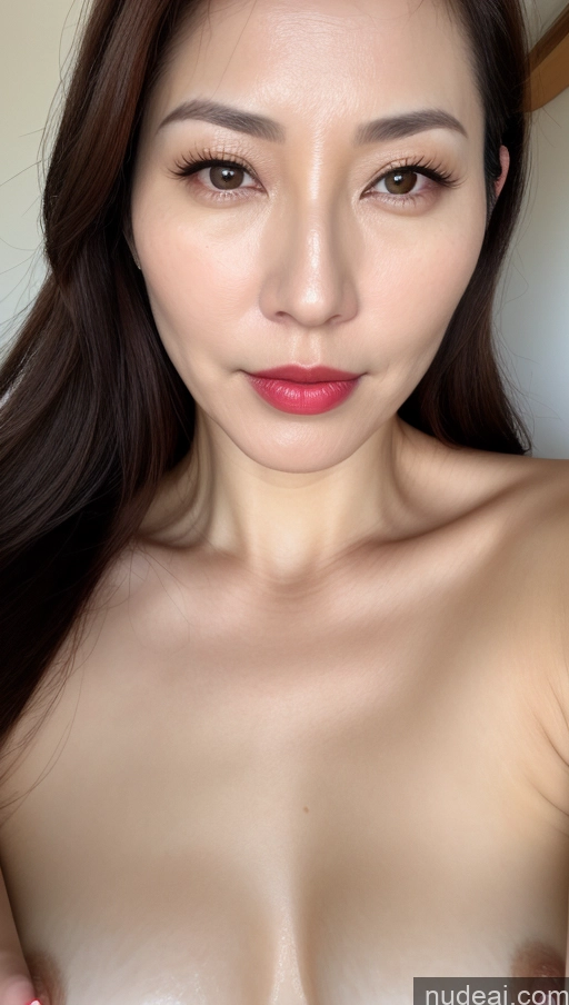 related ai porn images free for Woman One Perfect Boobs Beautiful Lipstick Fairer Skin 40s Brunette Korean Close-up View