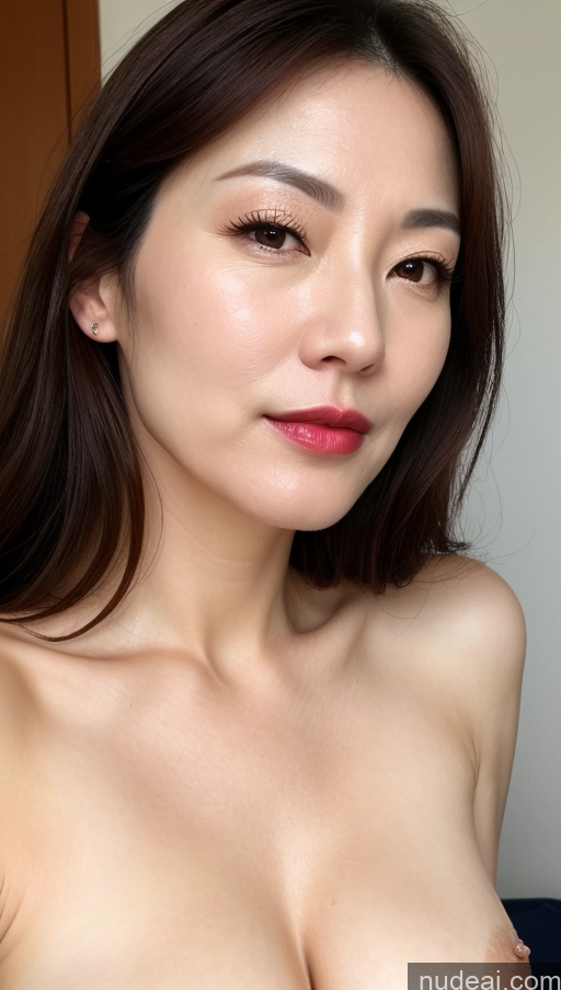 related ai porn images free for Woman One Perfect Boobs Beautiful Lipstick Fairer Skin 40s Brunette Korean Close-up View