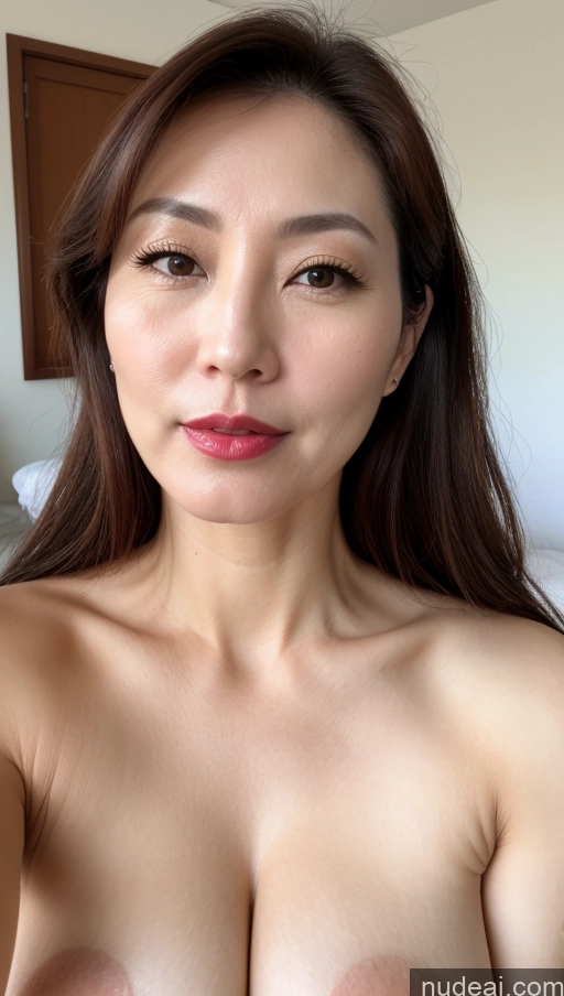 related ai porn images free for Woman One Perfect Boobs Beautiful Lipstick Fairer Skin 40s Brunette Korean Close-up View