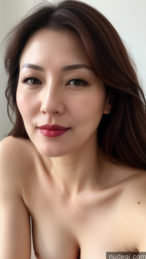 related ai porn images free for Woman One Perfect Boobs Beautiful Lipstick Fairer Skin 40s Brunette Korean Close-up View