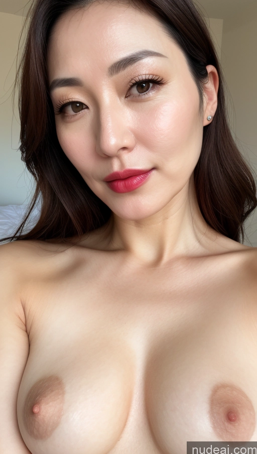 related ai porn images free for Woman One Perfect Boobs Beautiful Lipstick Fairer Skin 40s Brunette Korean Close-up View