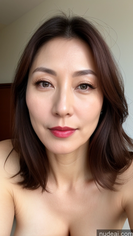 related ai porn images free for Woman One Perfect Boobs Beautiful Lipstick Fairer Skin 40s Brunette Korean Close-up View