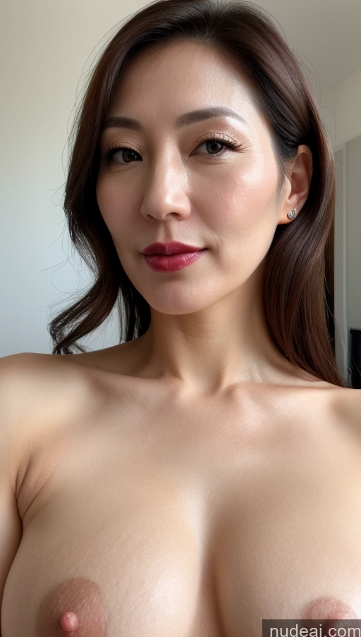 related ai porn images free for Woman One Perfect Boobs Beautiful Lipstick Fairer Skin 40s Korean Close-up View Brunette