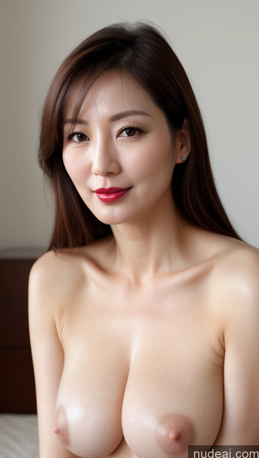 related ai porn images free for Woman One Perfect Boobs Beautiful Lipstick Fairer Skin 40s Korean Close-up View Brunette