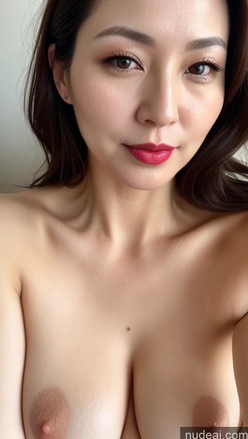 related ai porn images free for Woman One Perfect Boobs Beautiful Lipstick Fairer Skin 40s Korean Close-up View Brunette