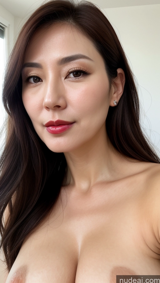 related ai porn images free for Woman One Perfect Boobs Beautiful Lipstick Fairer Skin 40s Korean Close-up View Brunette