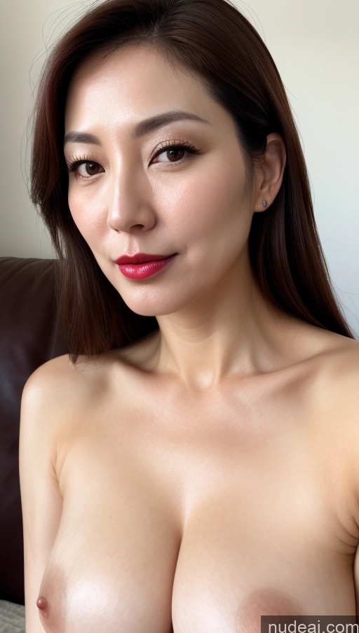 related ai porn images free for Woman One Perfect Boobs Beautiful Lipstick Fairer Skin 40s Korean Close-up View Brunette