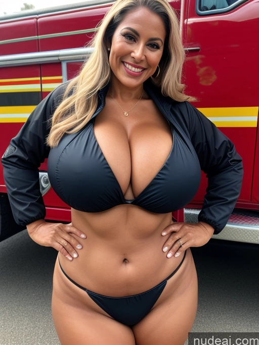 related ai porn images free for One Busty Huge Boobs Tanned Skin Laughing Front View Microkini Parka Thong Thick 70s Brazilian Firefighter Witch