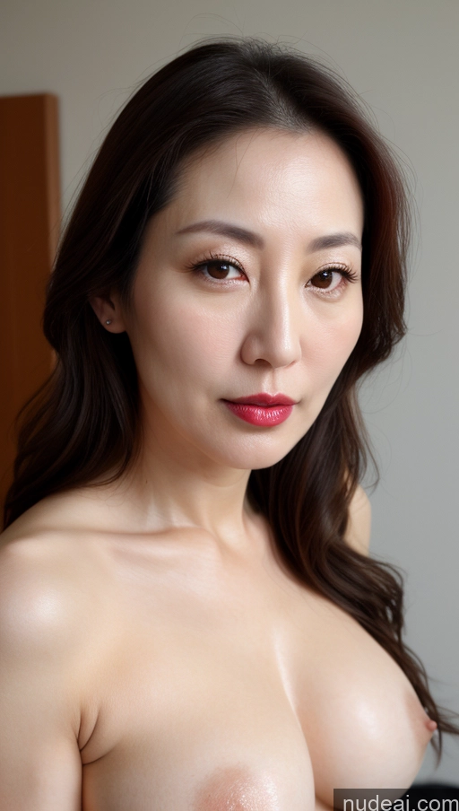 related ai porn images free for Woman One Perfect Boobs Beautiful Lipstick Fairer Skin 40s Brunette Korean Close-up View