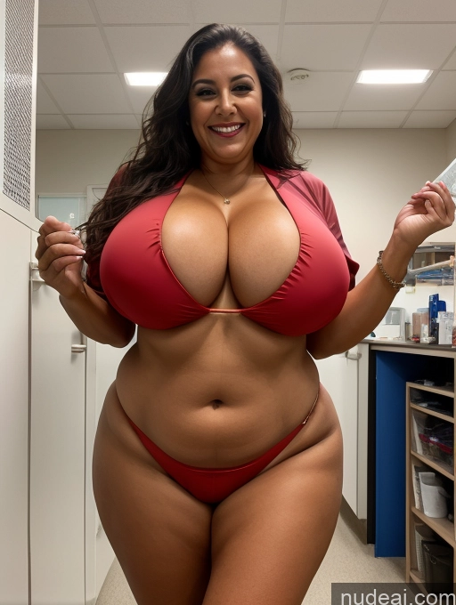 related ai porn images free for One Busty Huge Boobs Tanned Skin Front View Microkini Thong Laughing Thick Latina Vampire 80s Lab Coat Professor