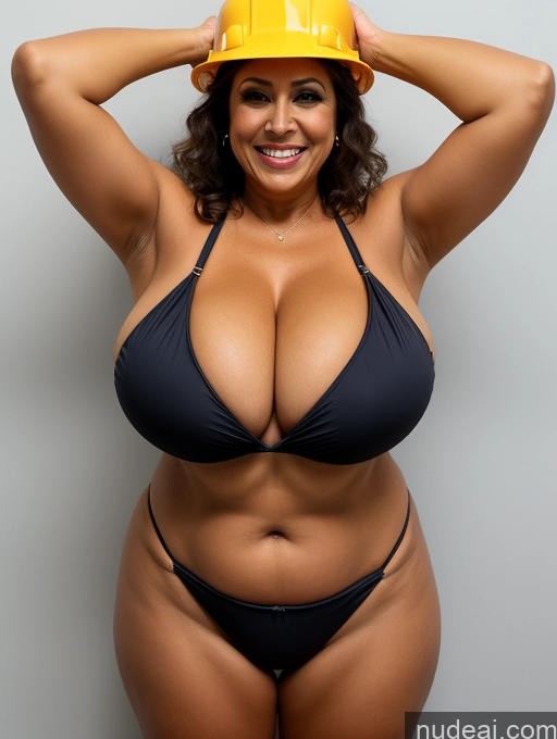related ai porn images free for One Busty Huge Boobs Tanned Skin Front View Microkini Thong Laughing Thick Latina 70s Construction Worker Halloween Witch