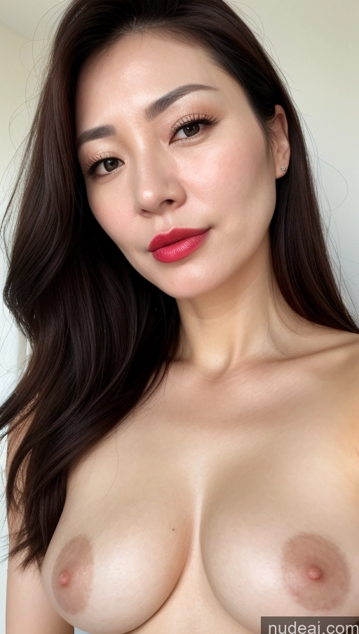related ai porn images free for Woman One Perfect Boobs Beautiful Lipstick Fairer Skin 40s Brunette Korean Close-up View