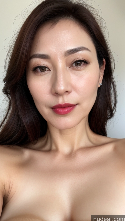 related ai porn images free for Woman One Perfect Boobs Beautiful Lipstick Fairer Skin 40s Brunette Korean Close-up View