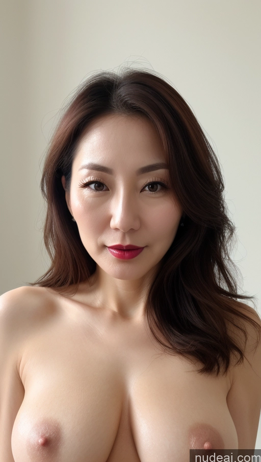 related ai porn images free for Woman One Perfect Boobs Beautiful Lipstick Fairer Skin 40s Brunette Korean Close-up View