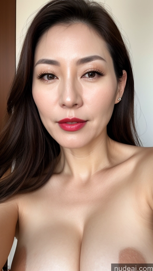 related ai porn images free for Woman One Perfect Boobs Beautiful Lipstick Fairer Skin 40s Brunette Korean Close-up View