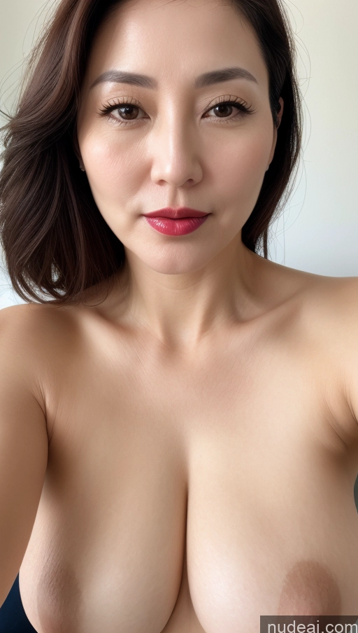 related ai porn images free for Woman One Perfect Boobs Beautiful Lipstick Fairer Skin 40s Brunette Korean Close-up View