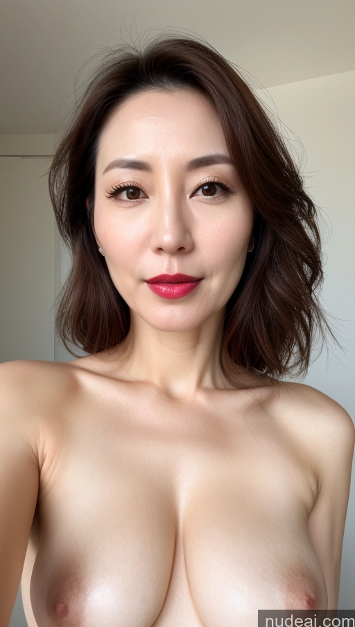 related ai porn images free for Woman One Perfect Boobs Beautiful Lipstick Fairer Skin 40s Brunette Korean Close-up View