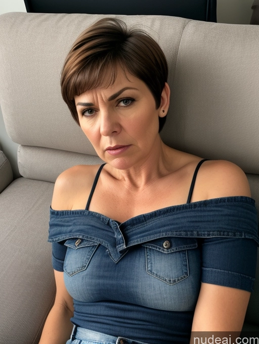 related ai porn images free for Czech Short Shirt Jeans Detailed Thick Couch 60s Angry Serious Short Hair On Back