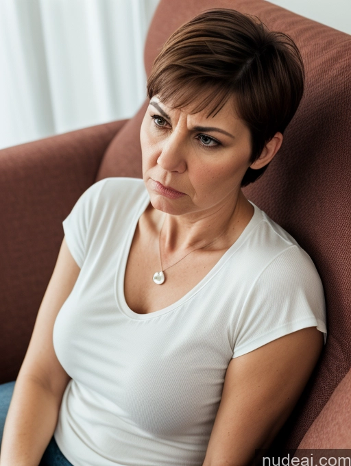 related ai porn images free for Czech Short Shirt Jeans Detailed Thick Couch 60s Angry Serious Short Hair On Back