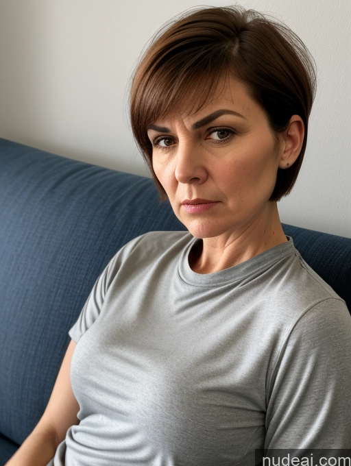 related ai porn images free for Czech Short Shirt Jeans Detailed Thick Couch 60s Angry Serious Short Hair Two Plank