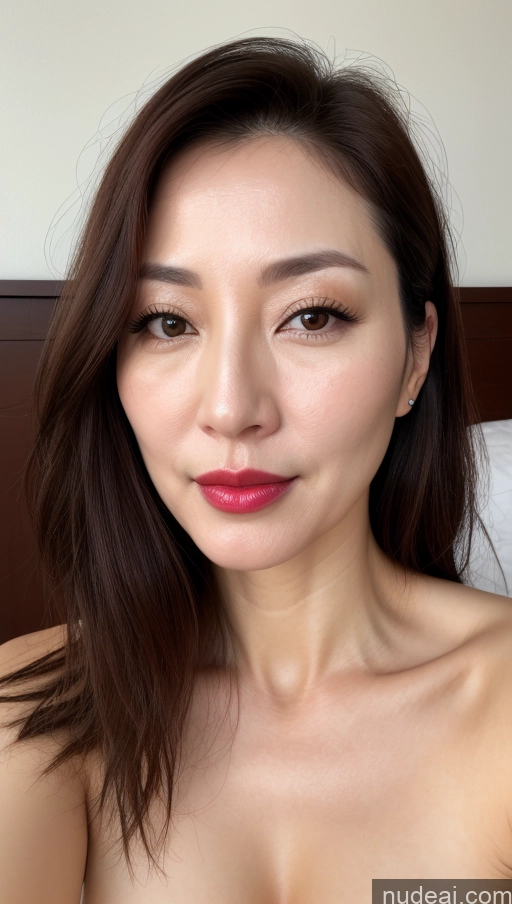 related ai porn images free for Woman One Perfect Boobs Beautiful Lipstick Fairer Skin 40s Brunette Korean Close-up View