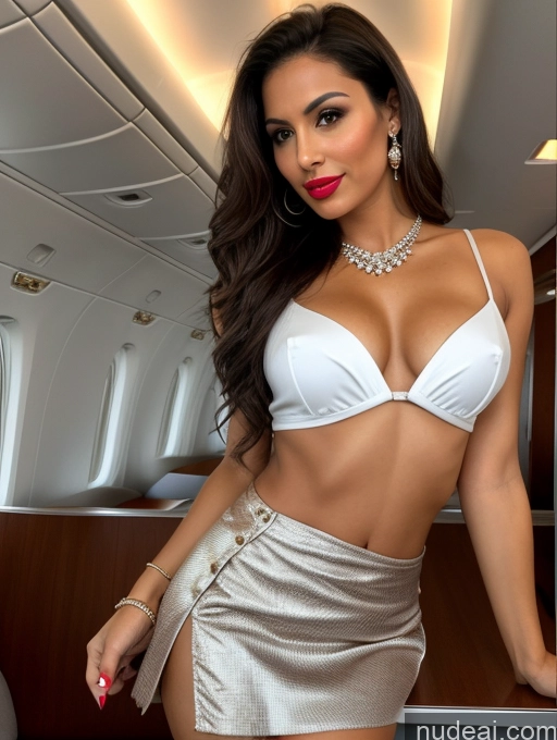 related ai porn images free for Woman One Small Tits Beautiful Lipstick Tanned Skin Perfect Body Short 30s Serious Brunette Long Hair Latina Front View Flight Attendant Diamond Jewelry Straddling Blouse Mini Skirt