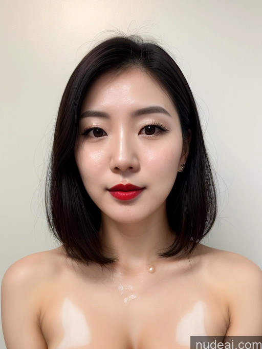 related ai porn images free for Woman One Small Tits Beautiful Lipstick Fairer Skin Black Hair Korean 20s Front View Cumshot