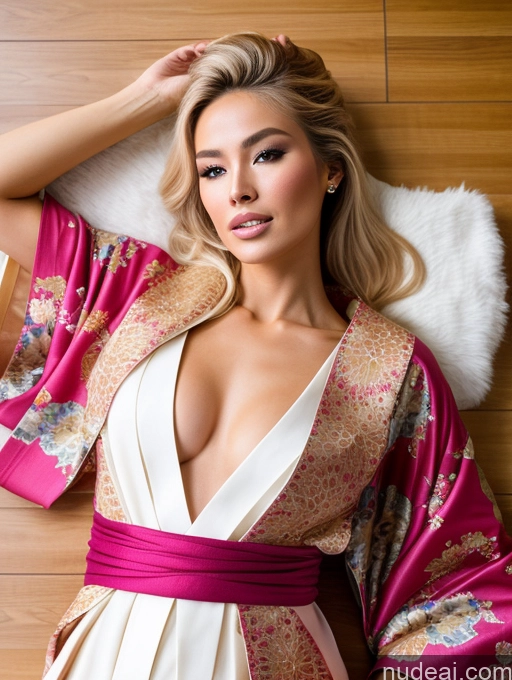 related ai porn images free for Miss Universe Model Skinny Kimono Blonde 20s On Back